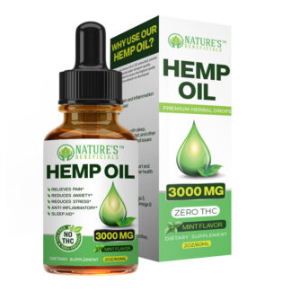 Organic Hemp Oil Drops 3000 MG